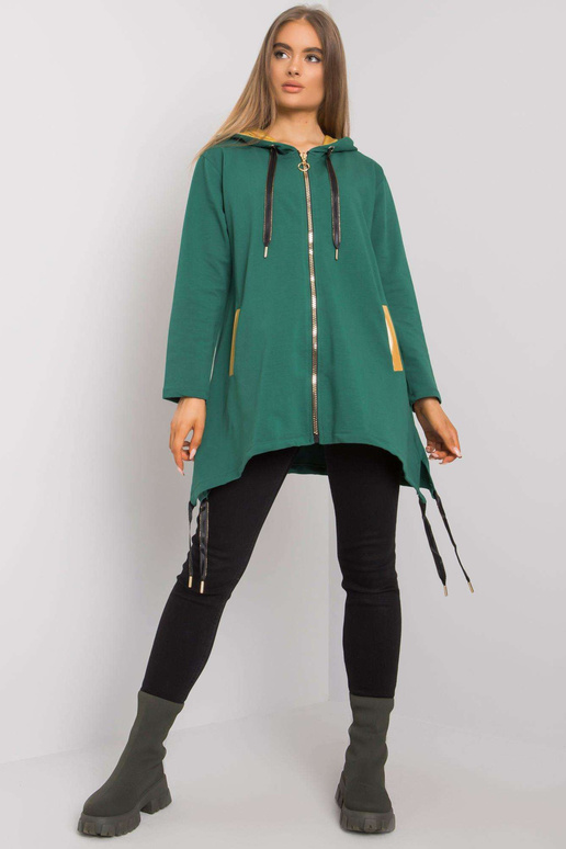 Tmavě zelená mikina Narissa