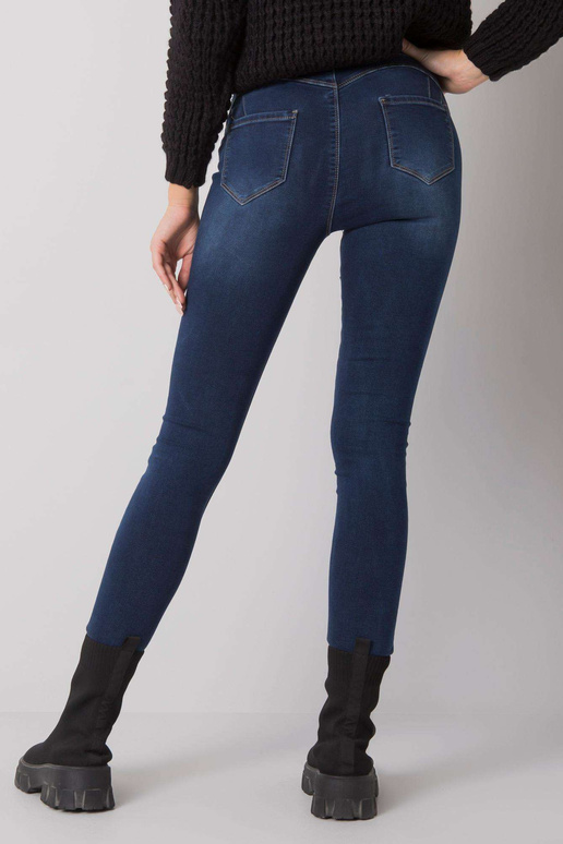 Tmavě modré džíny Marshall s vysokým...