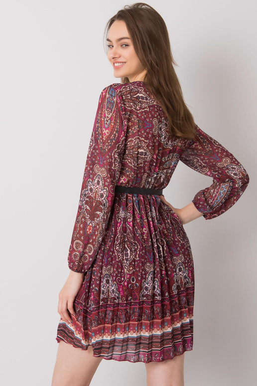 Vínové řasené šaty Carmona Vínové řasené šaty Carmona