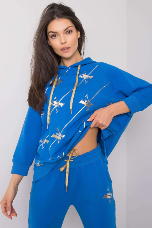 Tmavě modrá dvoudílná souprava s...