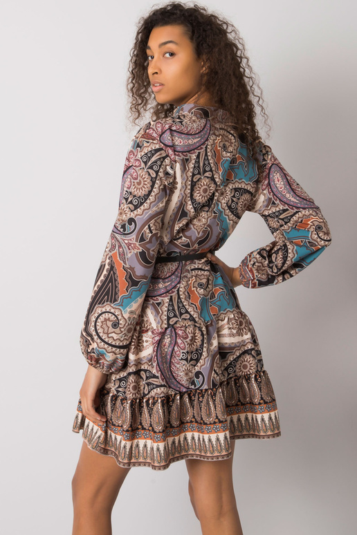 Černé šaty s potiskem Milah