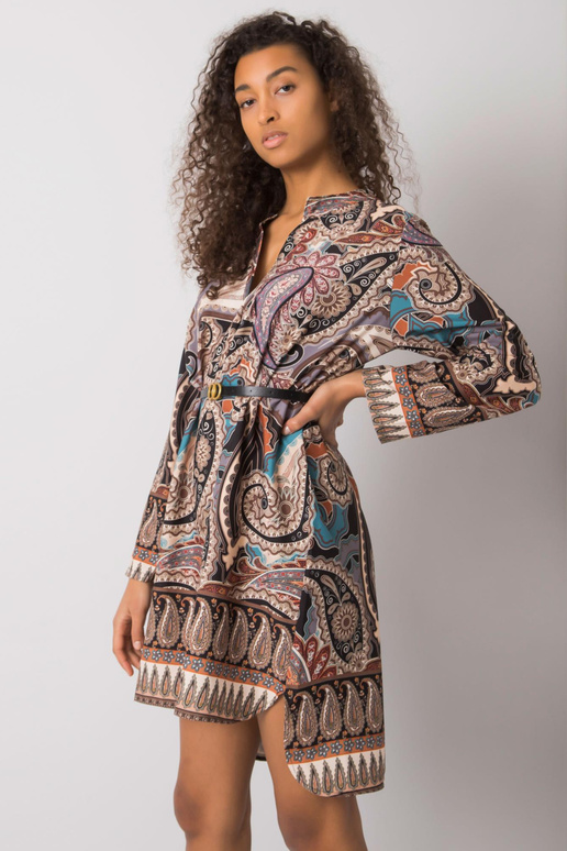 Černé šaty s potiskem Vancouver