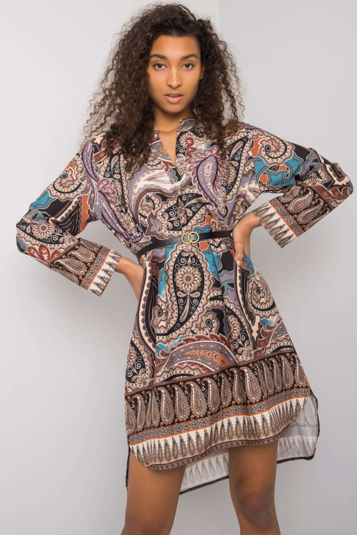 Černé šaty s potiskem Vancouver