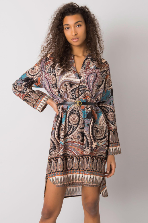 Černé šaty s potiskem Vancouver