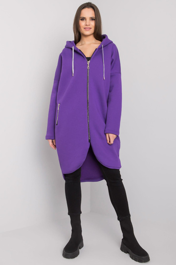 Tmavě fialová dlouhá mikina... 2