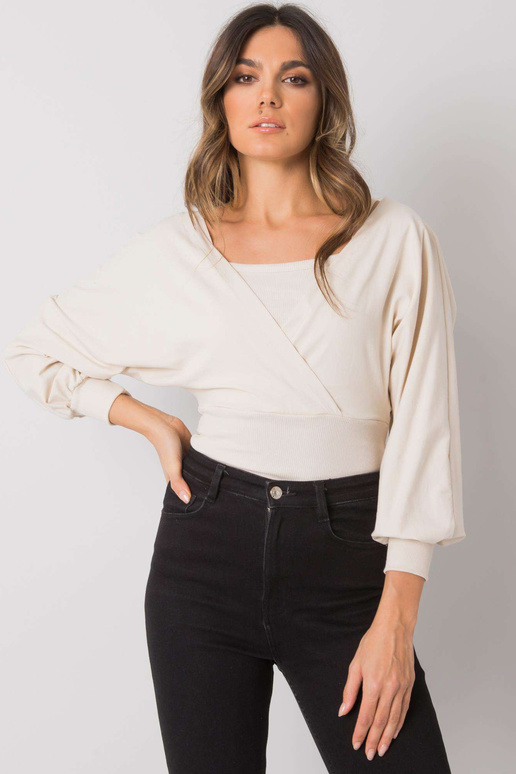 Dámská béžová bavlněná halenka Chavri...