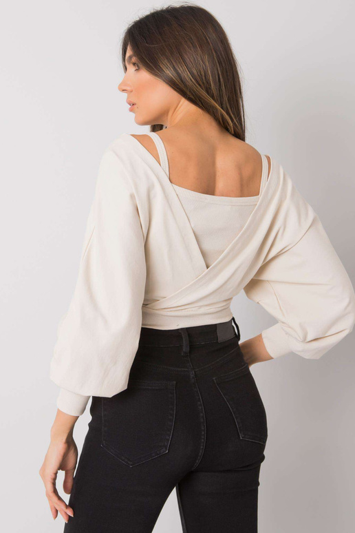 Dámská béžová bavlněná halenka Chavri...