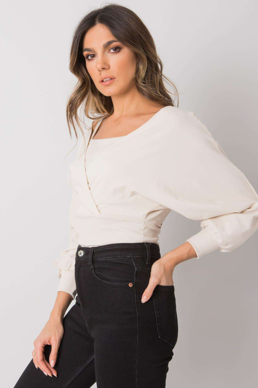 Dámská béžová bavlněná halenka Chavri...