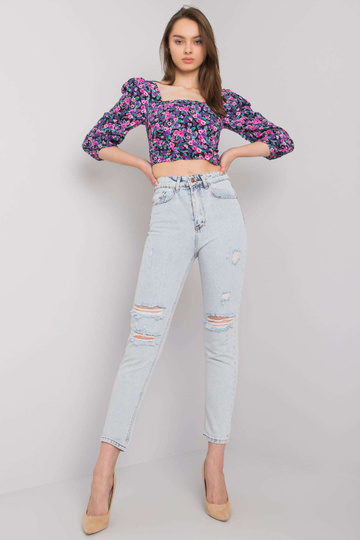 Světle modré džíny pro ženy... 2