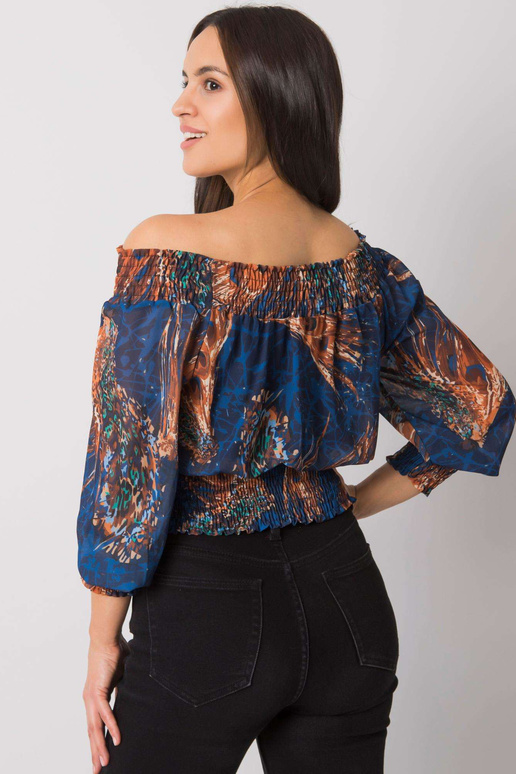 Tmavě modrá dámská halenka Nanterre