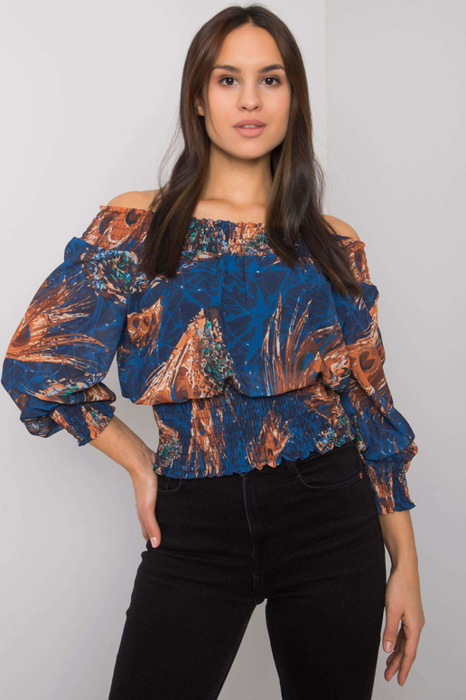 Tmavě modrá dámská halenka Nanterre