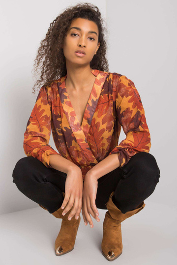 Hnědá šifonová halenka... 2