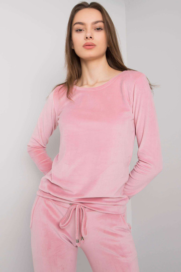 Bledě růžový velurový set... 2