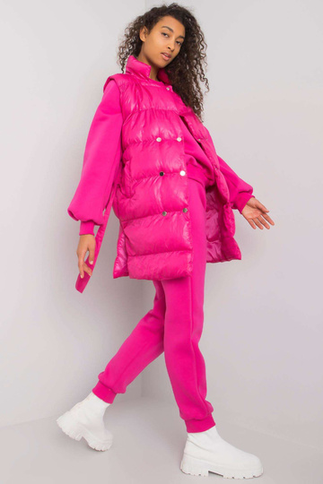 Fuchsiová třídílná souprava...