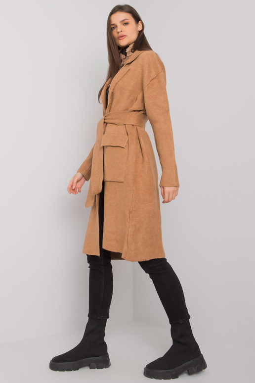 Velbloudí kardigan se zavazováním... Velbloudí kardigan se zavazováním...