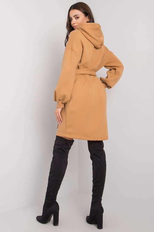 Velbloudí teplákové šaty s páskem Raella