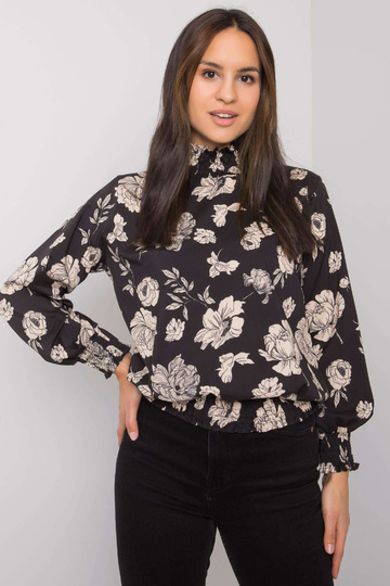 Černo béžová halenka s... 2