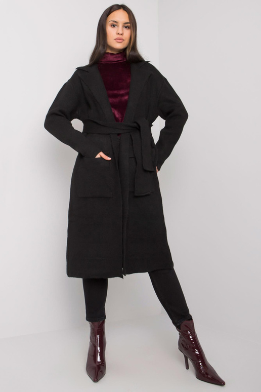 Černý kardigan s vázáním Cordie RUE... Černý kardigan s vázáním Cordie RUE...