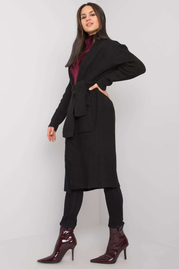 Černý kardigan s vázáním... 2