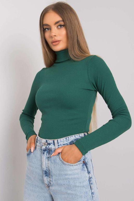 Tmavě zelená proužkovaná roláková...