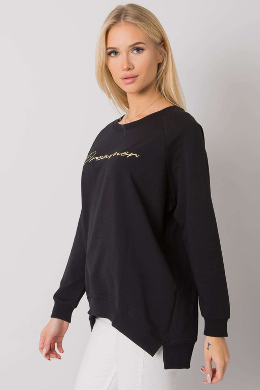 Černá dámská mikina s nápisem...