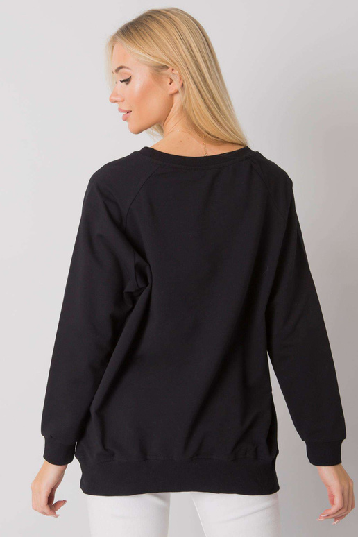 Černá dámská mikina s nápisem...