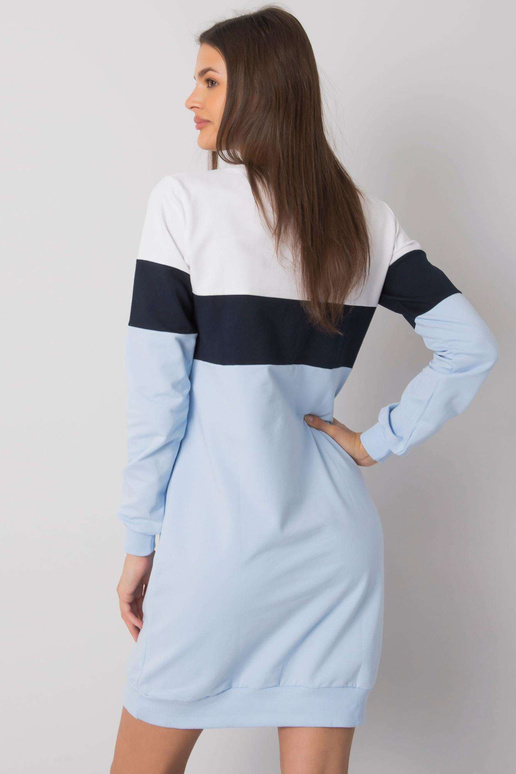 Bílé a tmavě modré šaty Feliciana RUE...