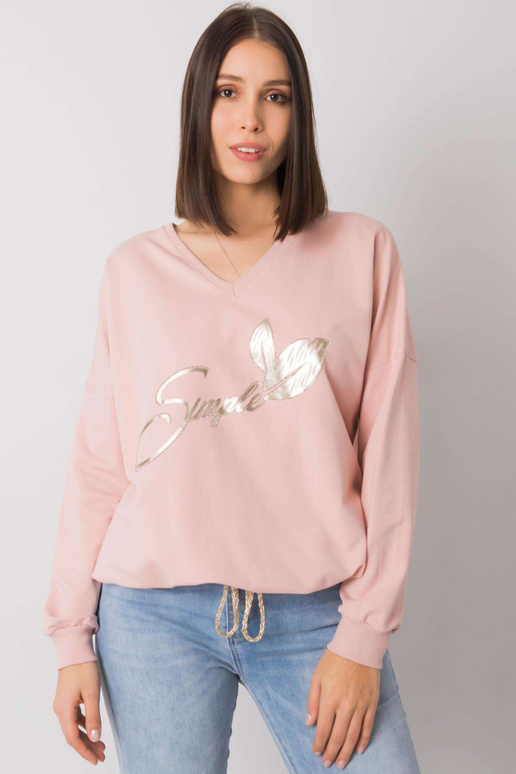 Špinavě růžová halenka plus size s...