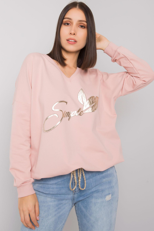 Špinavě růžová halenka plus size s...