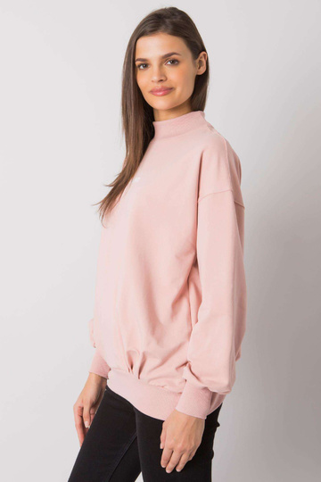 Špinavě růžová mikina bez... 2