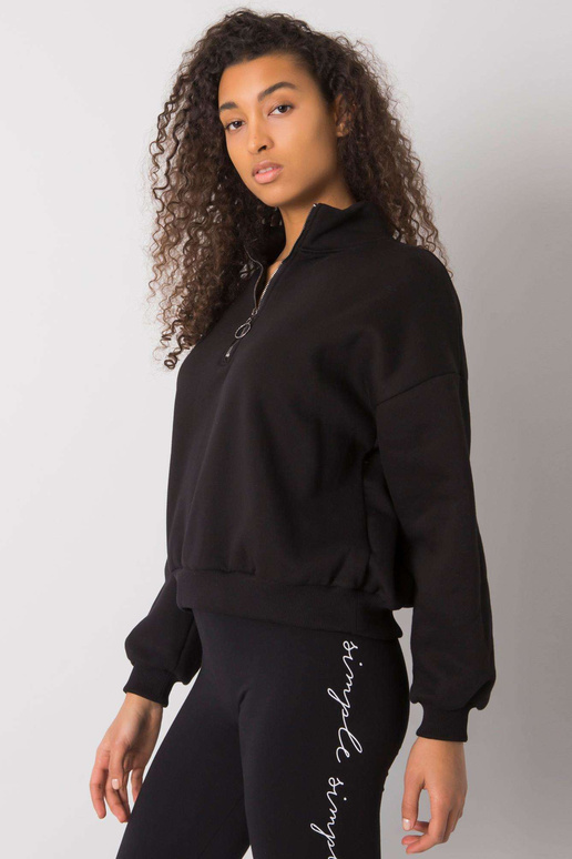 Základní černá mikina Simae