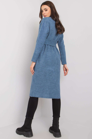 Modrý kardigan s vázáním... 2