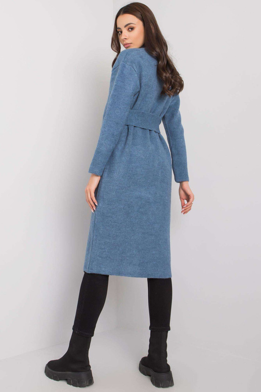 Modrý kardigan s vázáním Cordie RUE... Modrý kardigan s vázáním Cordie RUE...