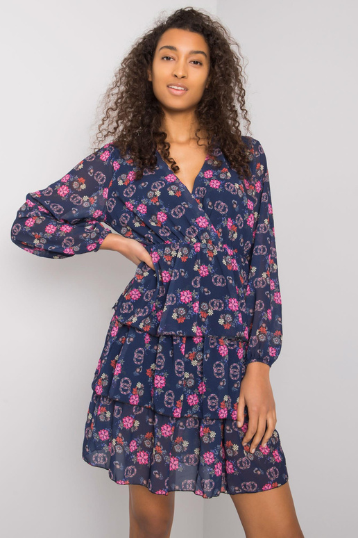 Námořnicky modré ležérní šaty Elois...