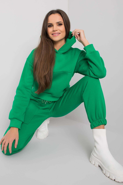 Zelená bavlněná tepláková souprava...