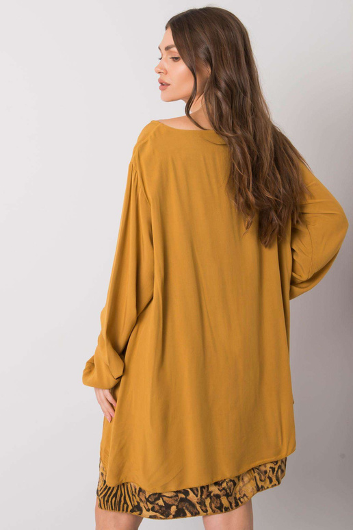Hořčičné volné šaty Gracilyn