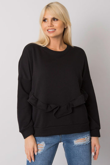 Černá volánová mikina Frose... 2