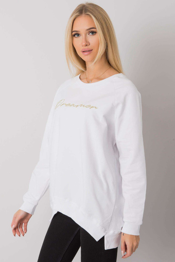 Bílá dámská mikina s...