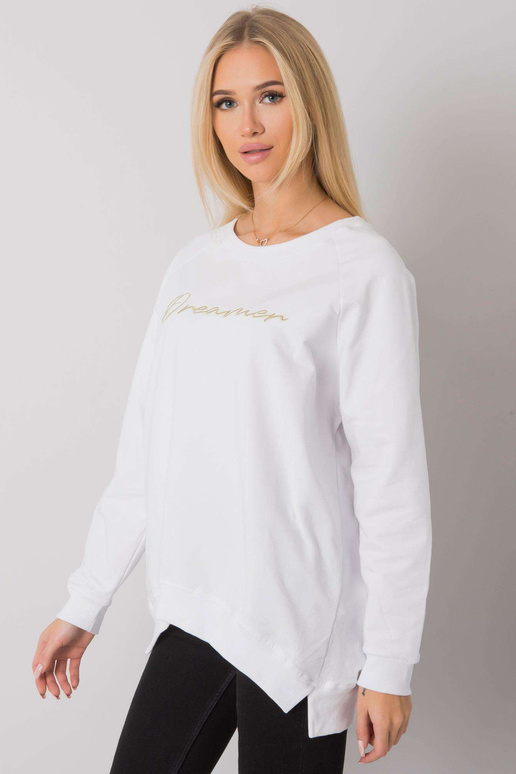 Bílá dámská mikina s nápisem...