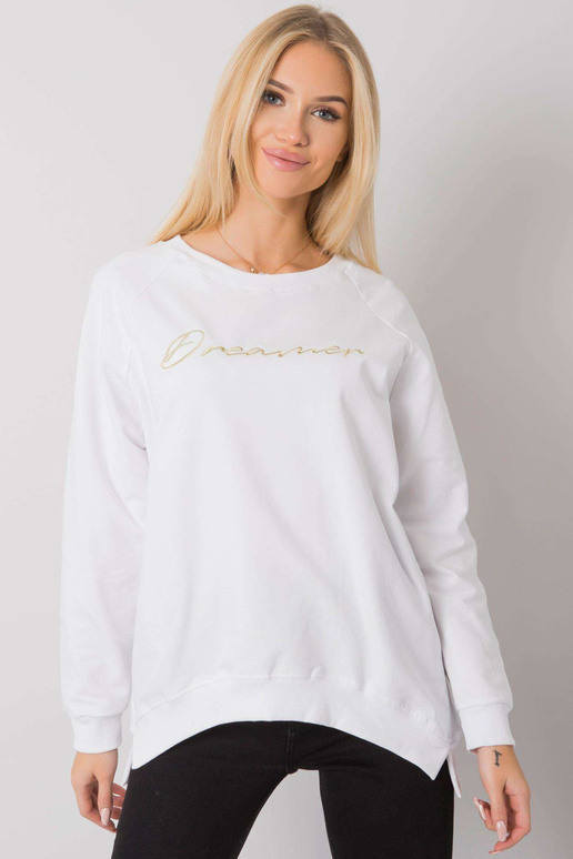 Bílá dámská mikina s nápisem...