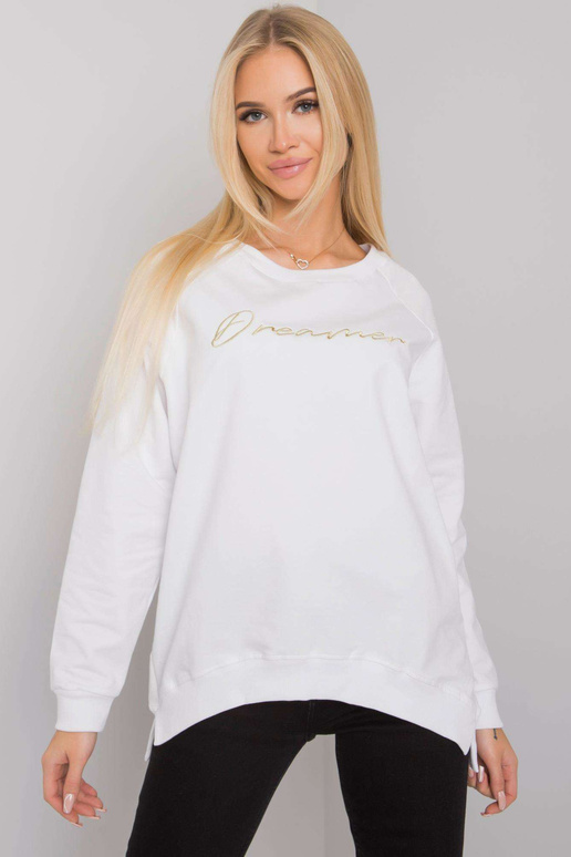 Bílá dámská mikina s nápisem...