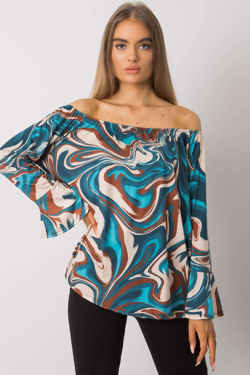 Mořská španělská halenka se vzory...