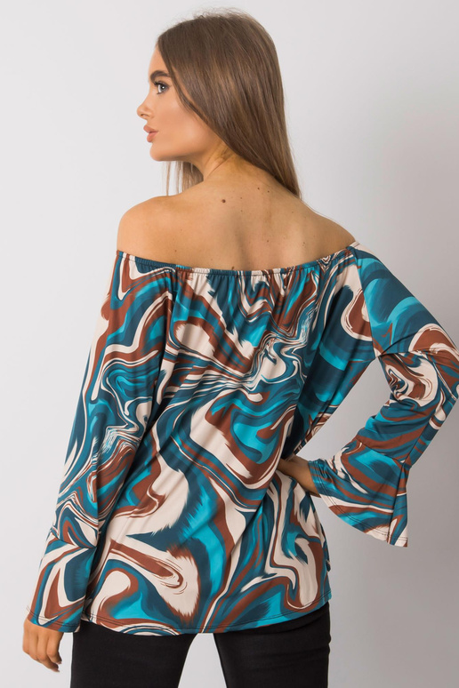 Mořská španělská halenka se vzory...