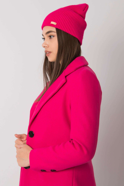 Fuchsiová pletená čepice RUE PARIS
