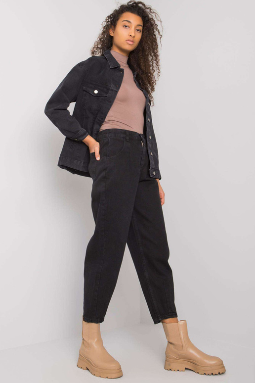 Černé máma džínové kalhoty Oakville