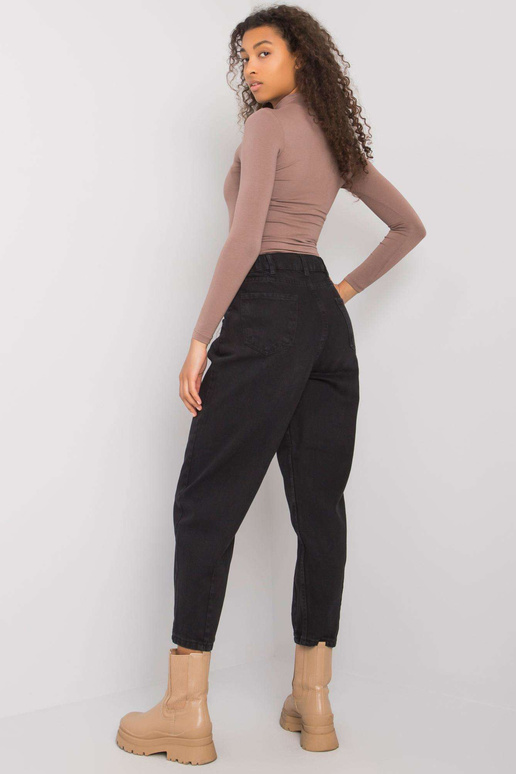 Černé máma džínové kalhoty Oakville