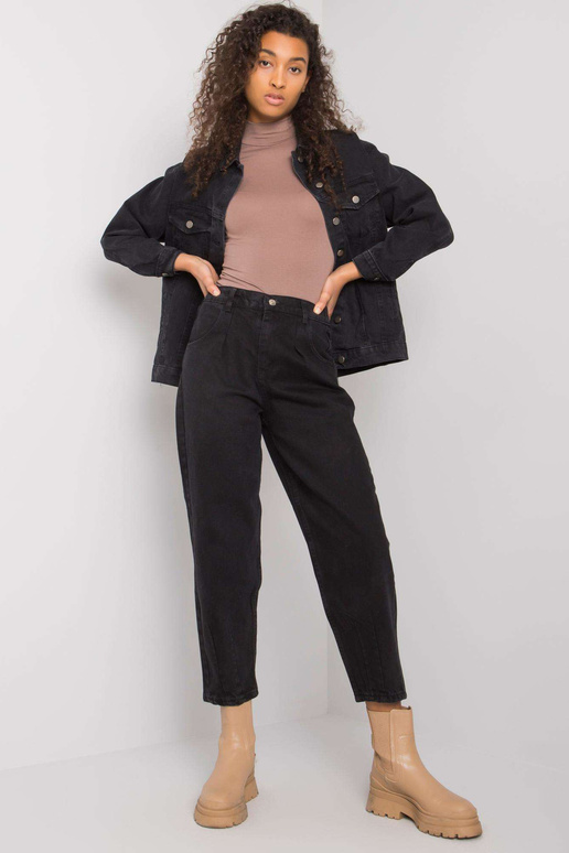 Černé máma džínové kalhoty Oakville