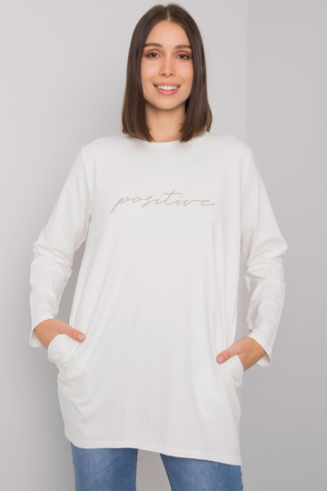 Ecru tunika plus size s... 2