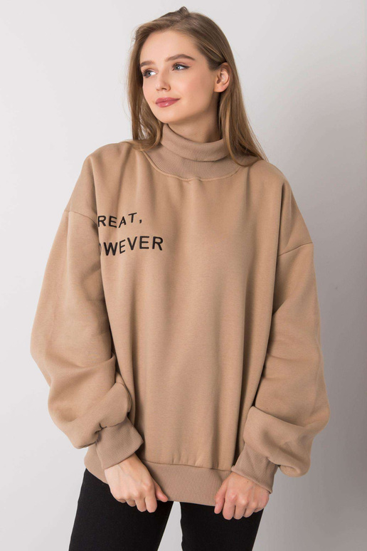 Tmavě béžová oversized mikina Kelly