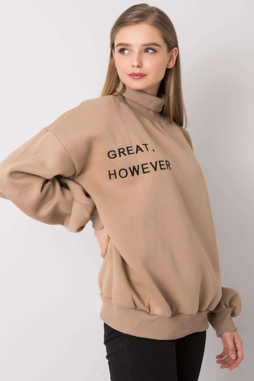 Tmavě béžová oversized mikina Kelly